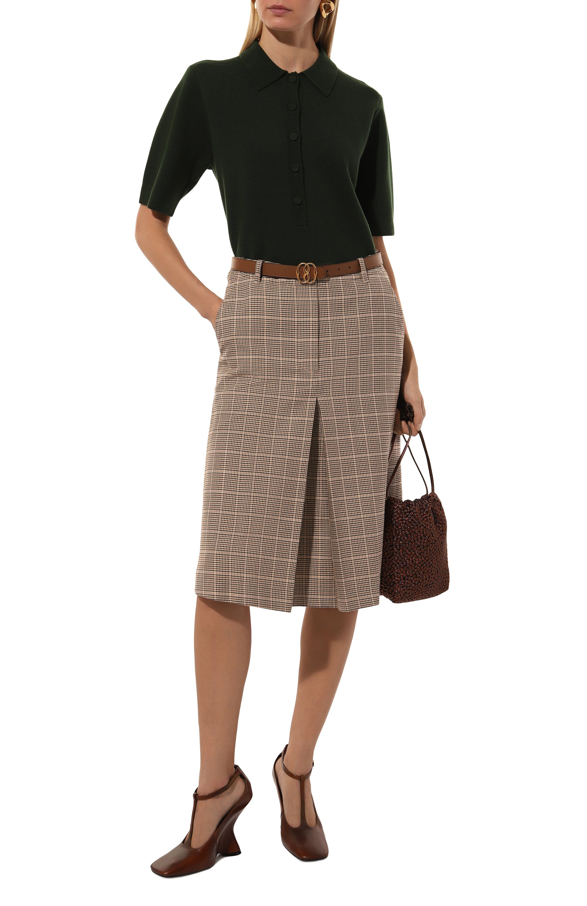 Хлопковая юбка DRIES VAN NOTEN, арт. 242-010800-9352, фото 2