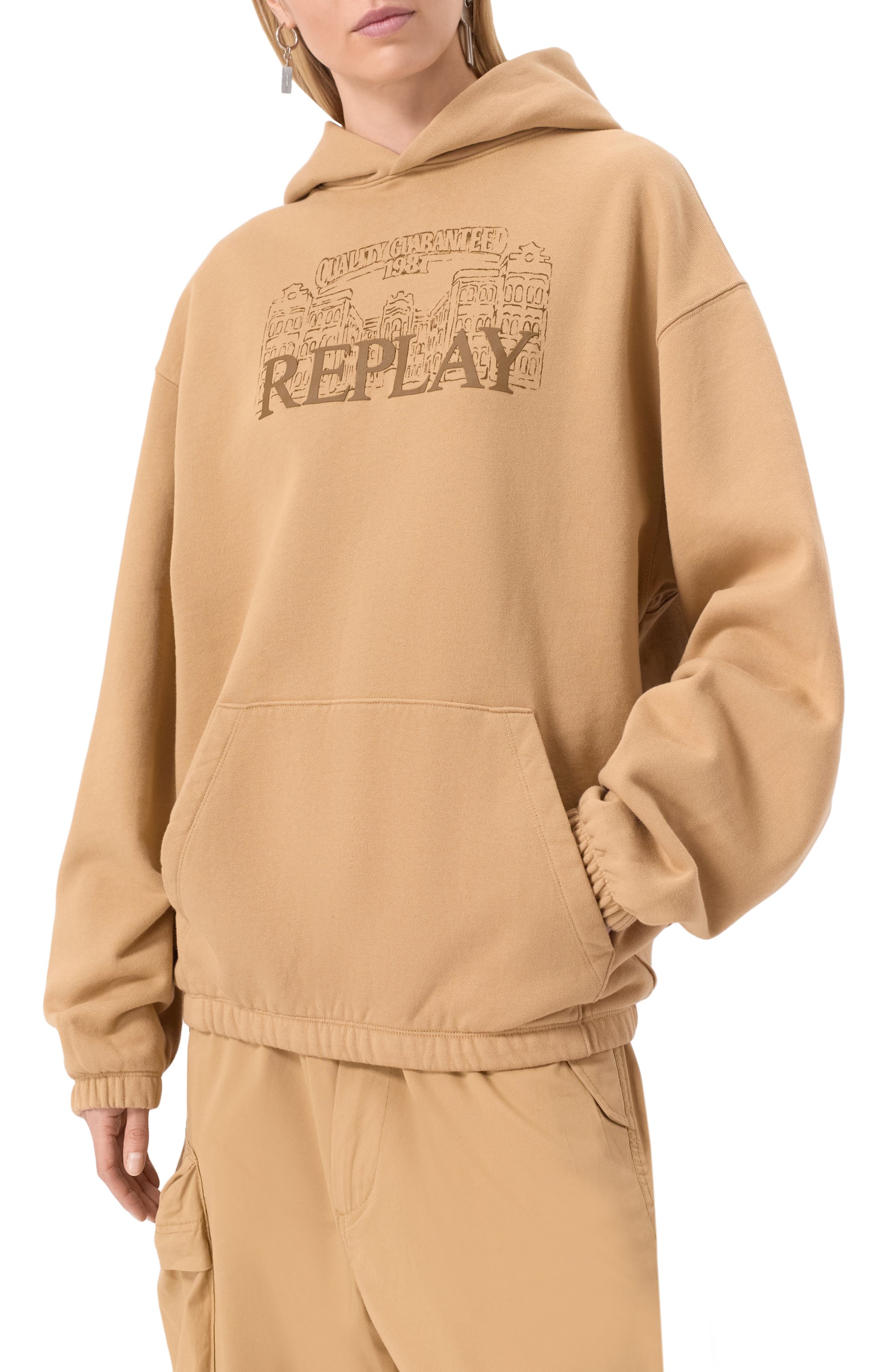 Хлопковое худи REPLAY, арт. W3455 .000.21842, фото 3