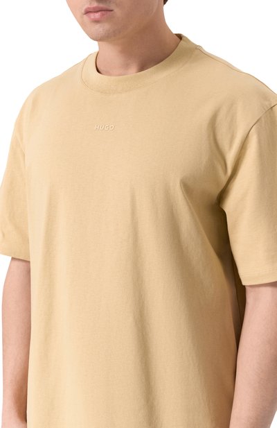 Хлопковая футболка HUGO, арт. 50488330, фото 5