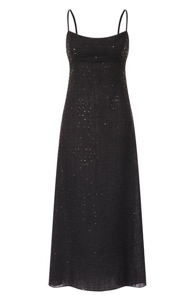 Льняное платье с отделкой пайетками LESYANEBO, арт. LN06H-1012_TEXA, фото 1