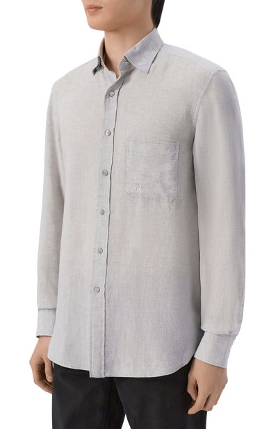 Льняная рубашка STEFANO RICCI, арт. MC007783/BX2922, фото 3