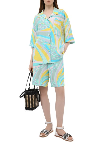 Рубашка из вискозы EMILIO PUCCI, арт. 1HWJ01/1H885, фото 2
