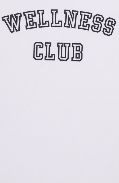 Хлопковая футболка SPORTY AND RICH, арт. T0056620010WH01, фото 3