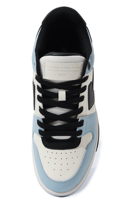 Кожаные кеды Out Of Office Off-White 0MIA189F24LEA0054010 Голубой  0MIA189F24LEA0054010 Фото 6
