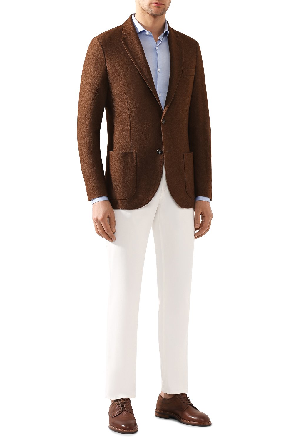 Хлопковая рубашка LORO PIANA, арт. FAG1735, фото 2