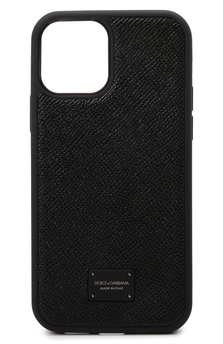 Чехол для iphone 12 pro DOLCE & GABBANA черного цвета, арт. BP2905/AW394 | Фото 1 (Региональные ограничения белый список (Axapta Mercury): RU, Не проставлено; Нос: Не проставлено)