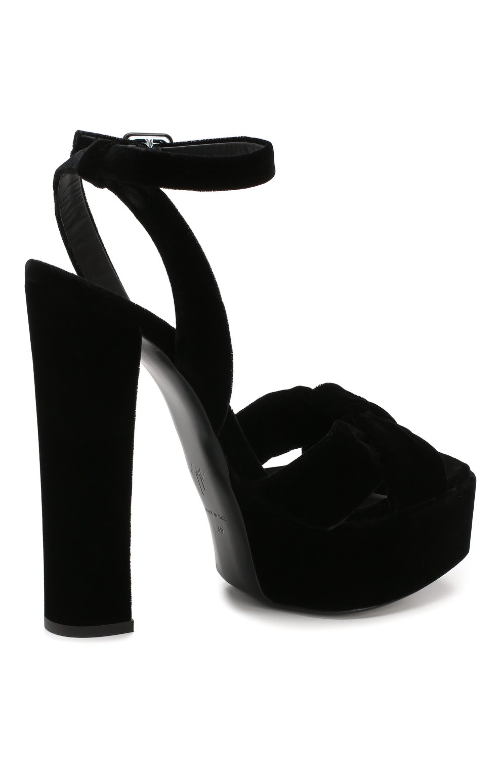 Бархатные босоножки betty GIUSEPPE ZANOTTI DESIGN, арт. I900044/003, фото 4