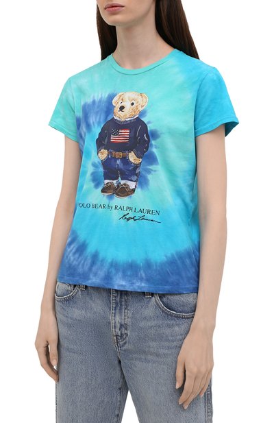Хлопковая футболка POLO RALPH LAUREN, арт. 211843249, фото 3