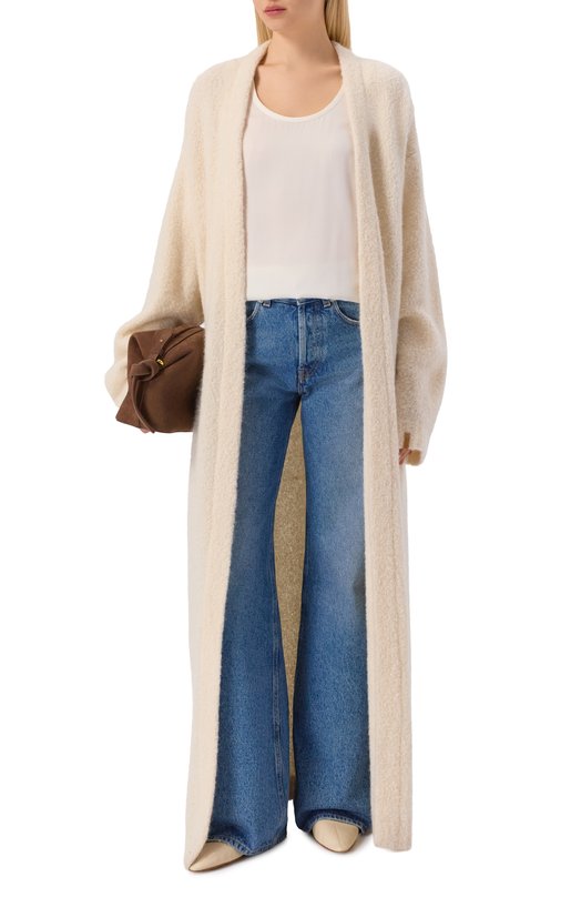 Шелковый топ BOSS 50557202 Белый  50557202 Фото 2