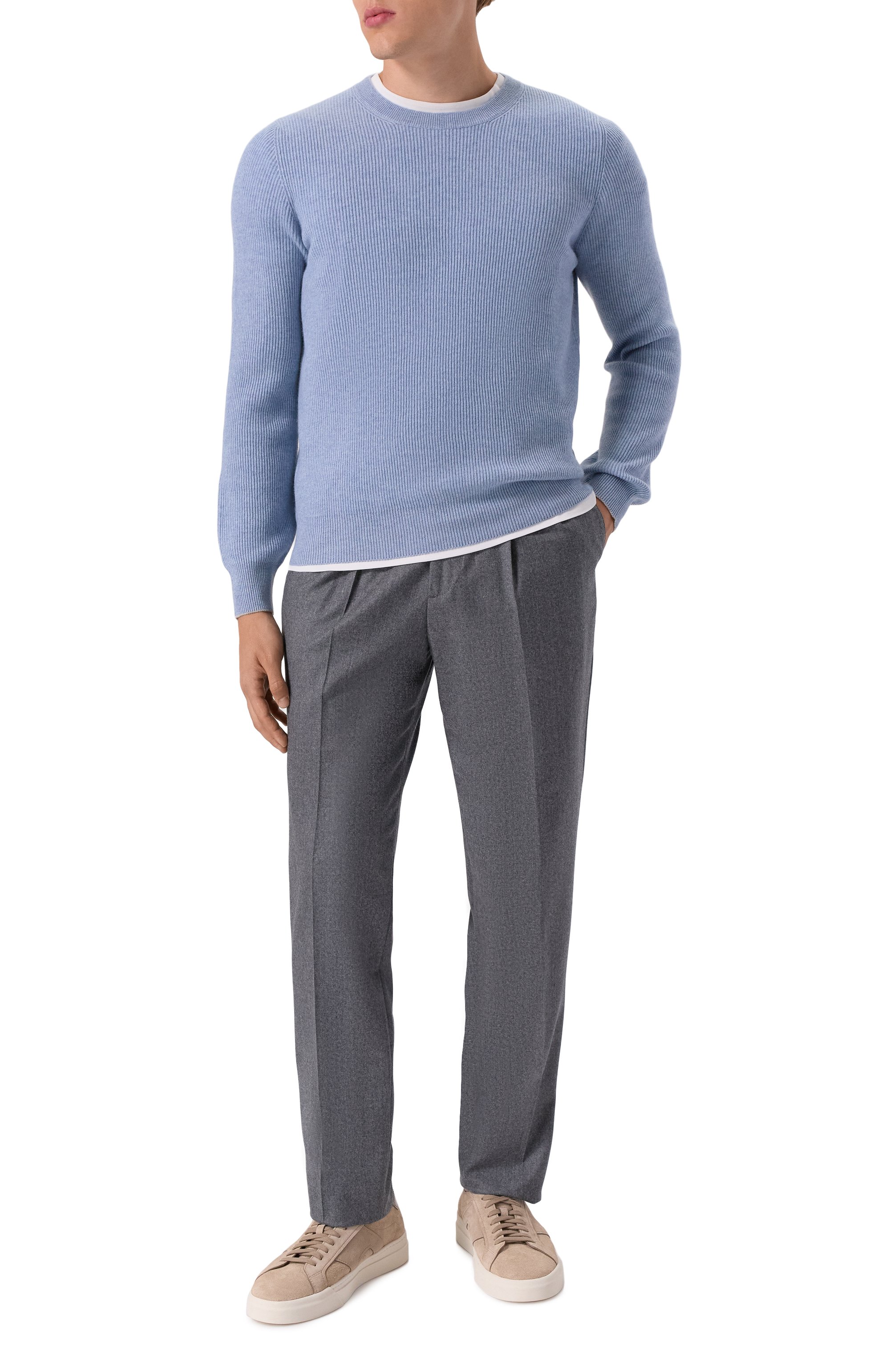 Кашемировый джемпер BRUNELLO CUCINELLI, арт. M2229510, фото 2