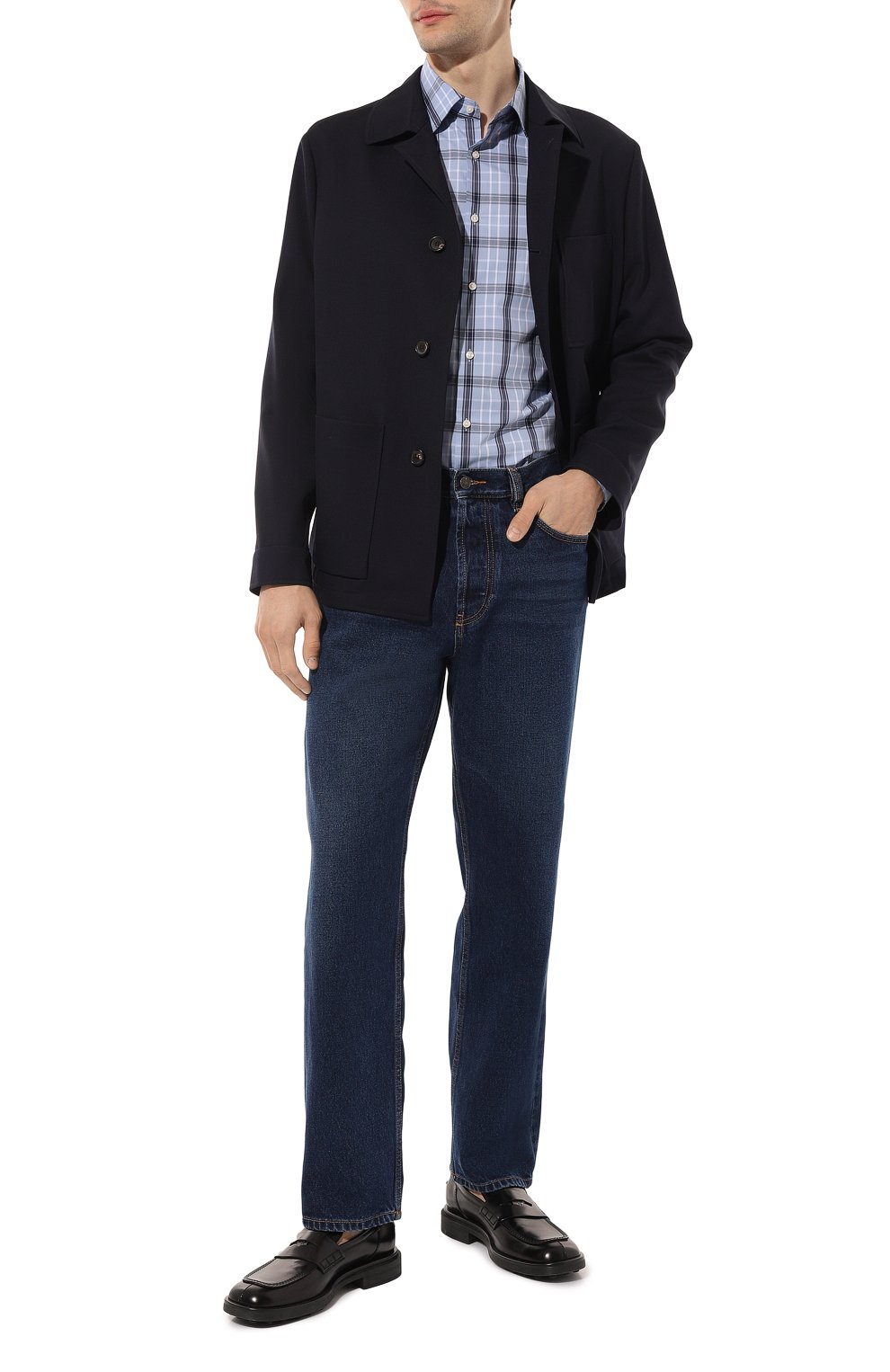 Хлопковая рубашка BOSS, арт. 50496168, фото 2