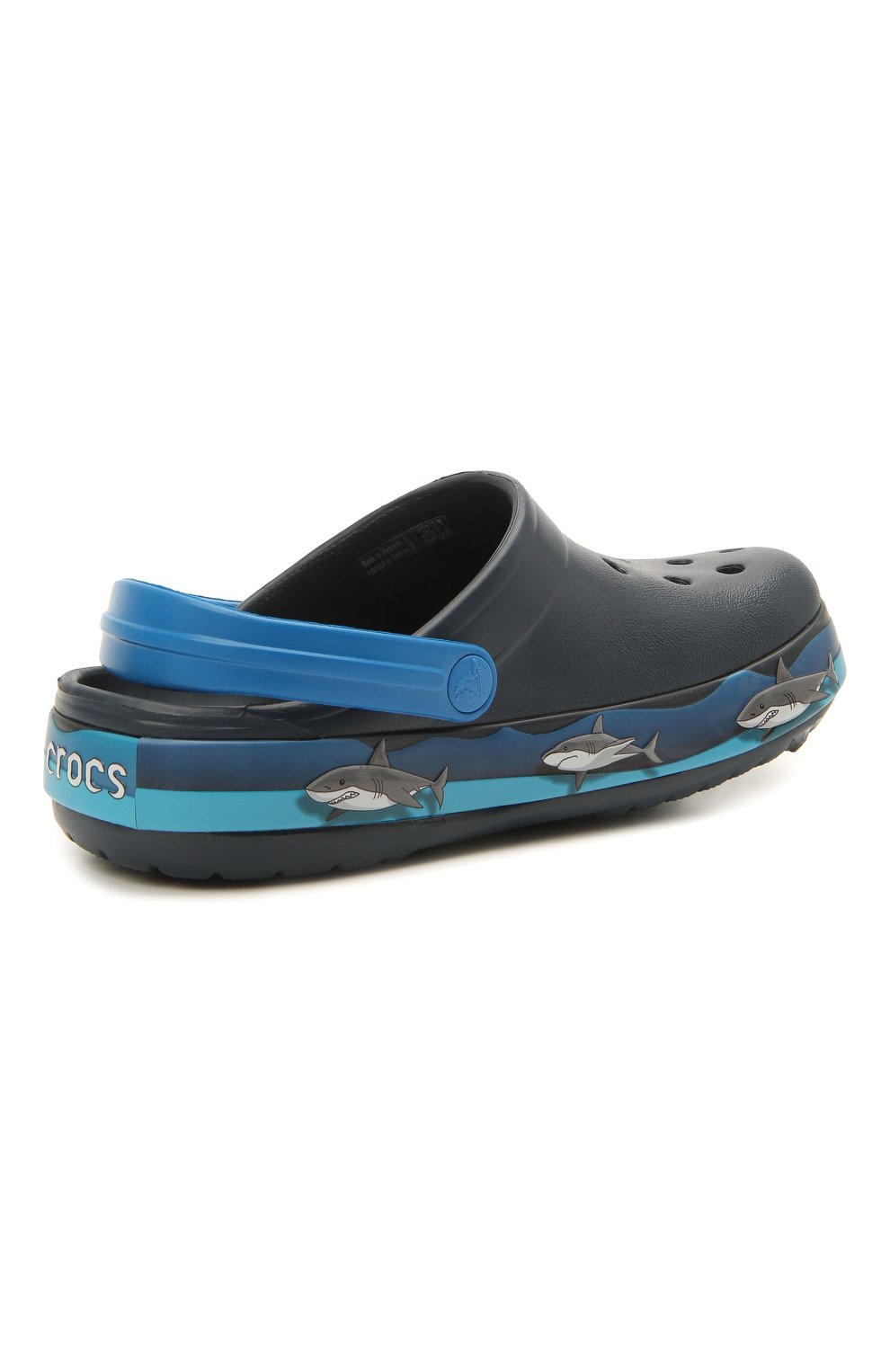 Сабо shark lights CROCS черного цвета по цене 3800 руб., арт. 207070-410, фото 3 Сабо shark lights CROCS, арт. 207070-410, фото 3