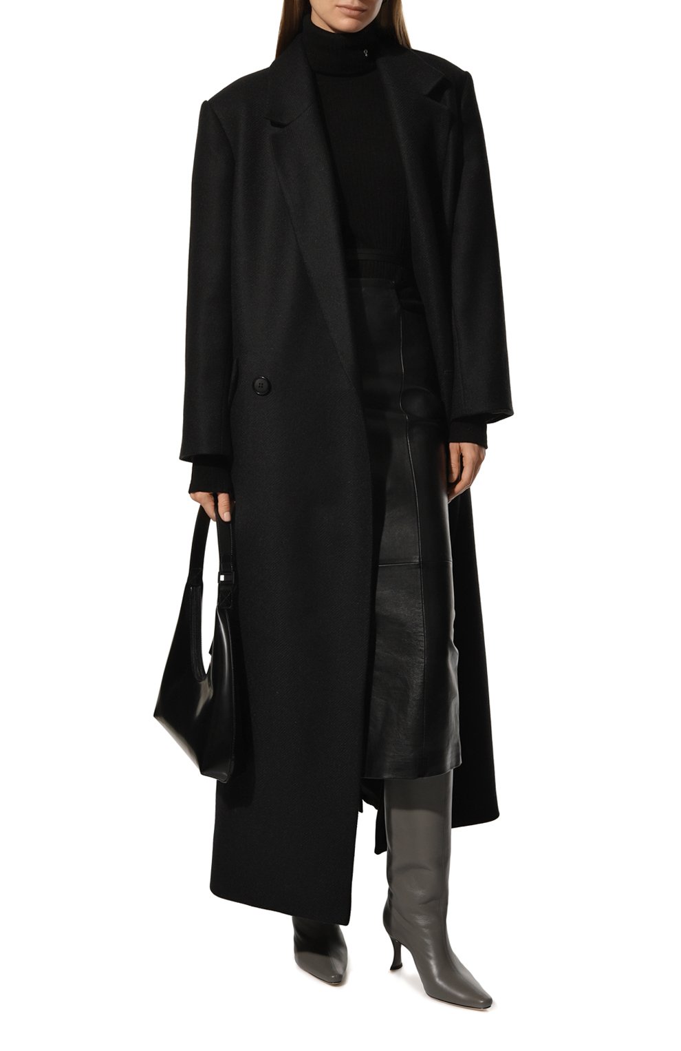 Кожаные сапоги stevie 42 BY FAR, арт. 22FWSVICEMNAP, фото 2