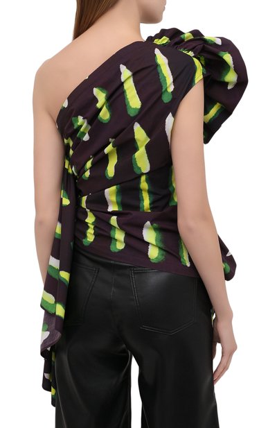 Хлопковый топ DRIES VAN NOTEN, арт. 211-30793-2005, фото 4