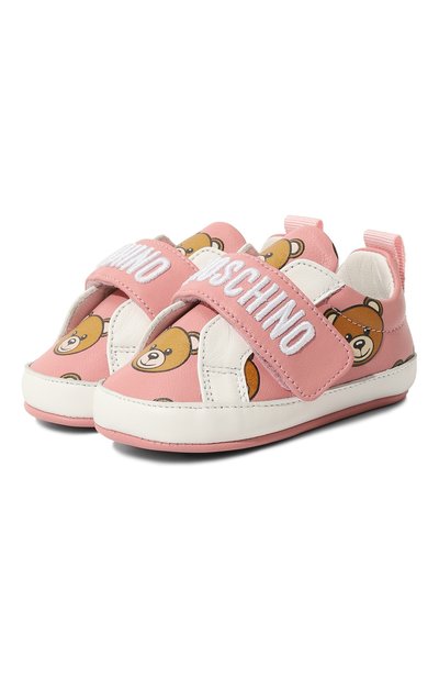 Кожаные пинетки MOSCHINO, арт. 75810