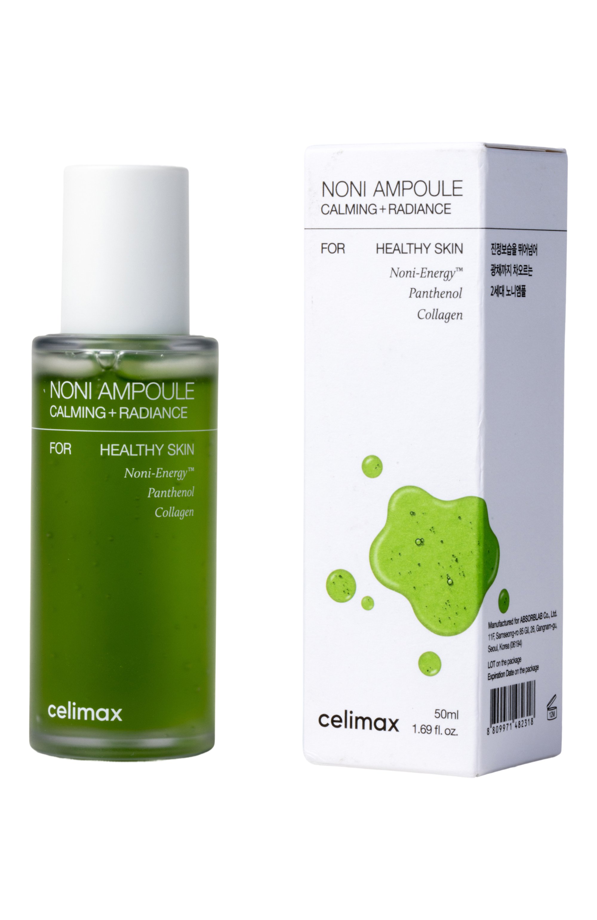 Сыворотка the real noni energy ampoule (50ml) CELIMAX бесцветного цвета по цене 3370 руб., арт. 8809971482318, фото 3 Сыворотка the real noni energy ampoule (50ml) CELIMAX, арт. 8809971482318, фото 3