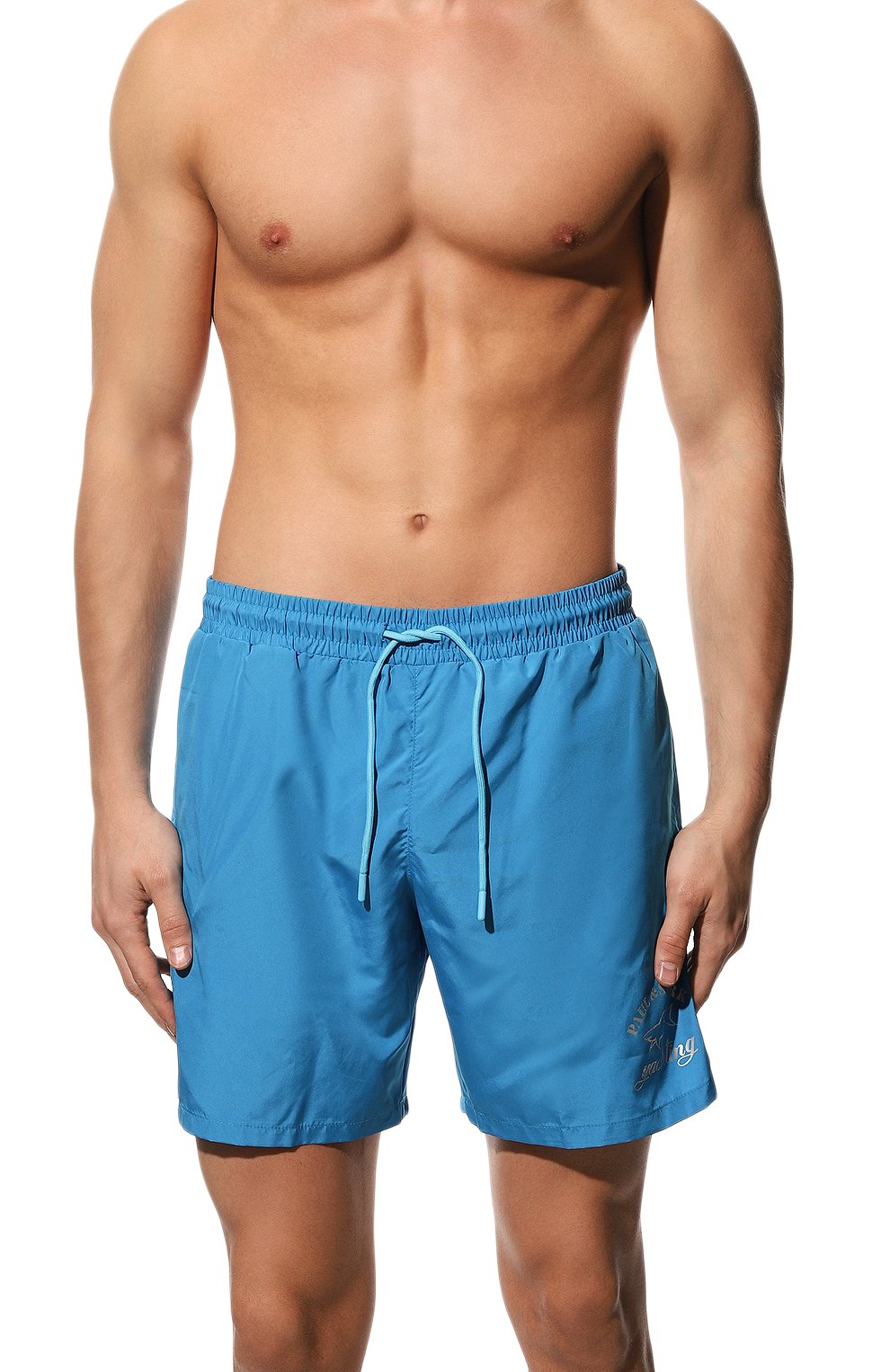 Плавки-шорты PAUL&SHARK голубого цвета по цене 15200 руб., арт. 21415046, фото 2 Плавки-шорты PAUL&SHARK, арт. 21415046, фото 2