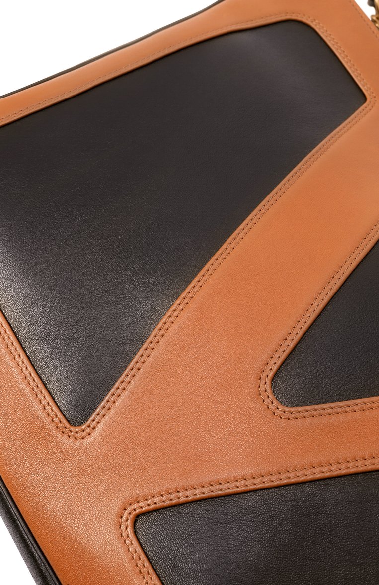 Женская сумк�а-тоут viva superstar large VALENTINO черного цвета, арт. 6W2B0R12/PTJ | Фото 3 (Размер: large; Материал сплава: Проставлено; Материал: Натуральная кожа; Драгоценные камни: Проставлено; Ремень/цепочка: На ремешке)