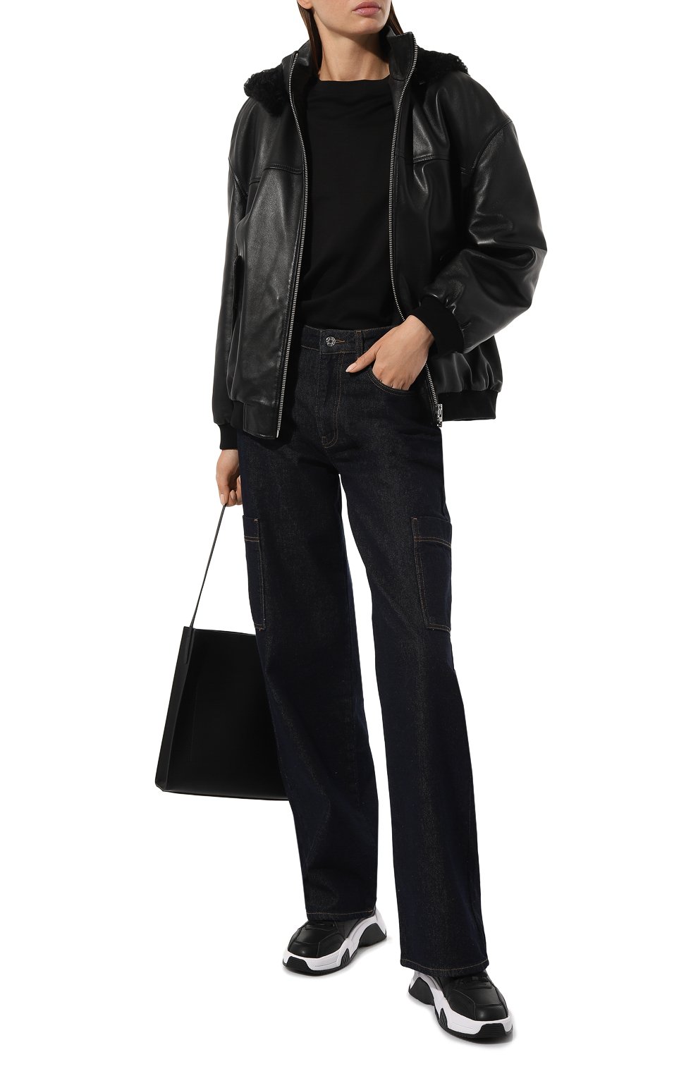 Кожаные кроссовки VERSACE JEANS COUTURE, арт. 75VA3SF4/ZP311, фото 2