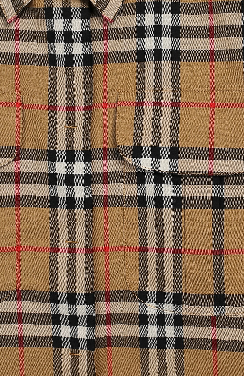 Хлопковая блузка BURBERRY, арт. 8003327, фото 3