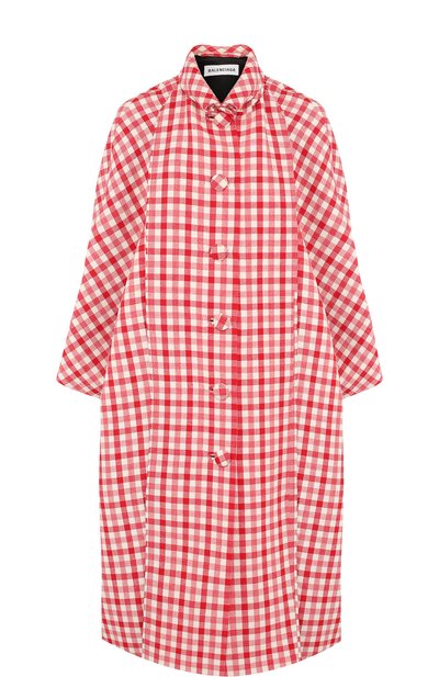 Женское шерстяное пальто свободного кроя с укороченным рукавом BALENCIAGA, арт. 517939/TAU02