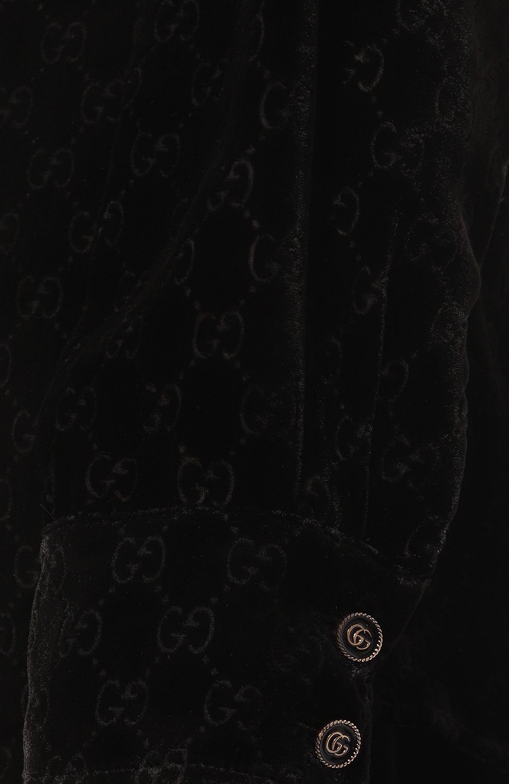 Рубашка из вискозы и шелка GUCCI черного цвета по цене 180000 руб., арт. 675825 ZAHGE, фото 5 Рубашка из вискозы и шелка GUCCI, арт. 675825 ZAHGE, фото 5