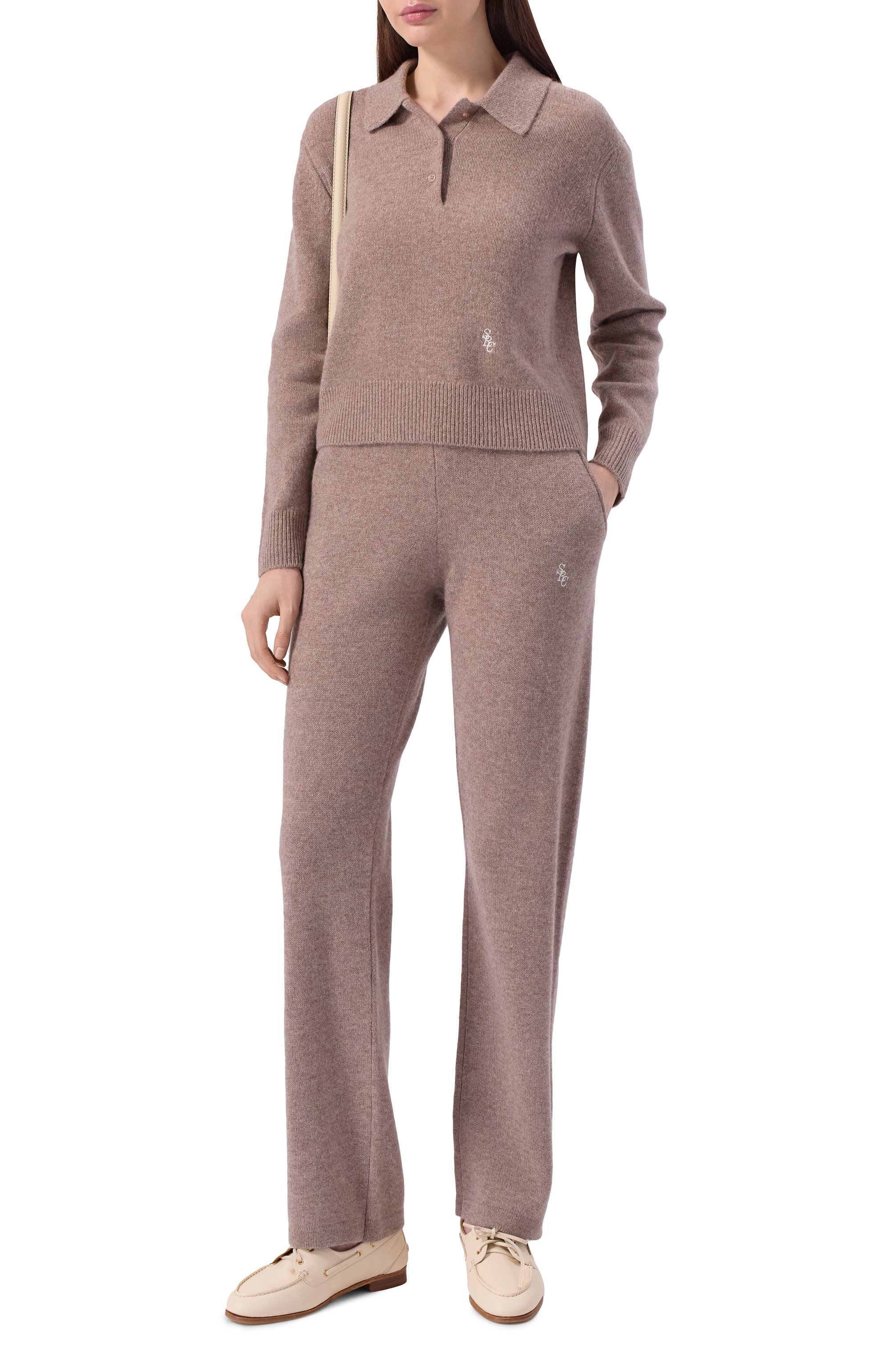 Поло из кашемира и шерсти SPORTY AND RICH, арт. WS07466302BE24, фото 2