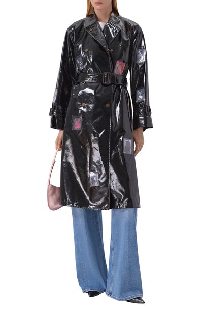 Женский лакированный тренч WEEKEND MAX MARA, арт. WKS0PERA