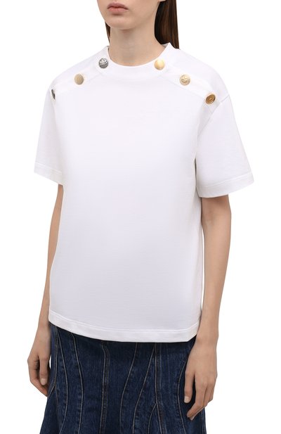 Хлопковая футболка ALEXANDER MCQUEEN, арт. 687134/QLAA6, фото 3