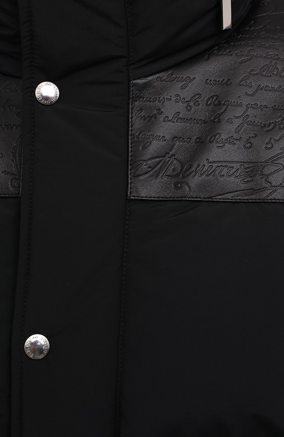 Пуховик с кожаной отделкой BERLUTI, арт. R180BL90-001, фото 7