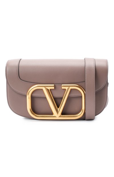 Сумка supervee VALENTINO темно-бежевого цвета по цене 241000 руб., арт. UW2B0G09/ZXL, фото 5 Сумка supervee VALENTINO, арт. UW2B0G09/ZXL, фото 5