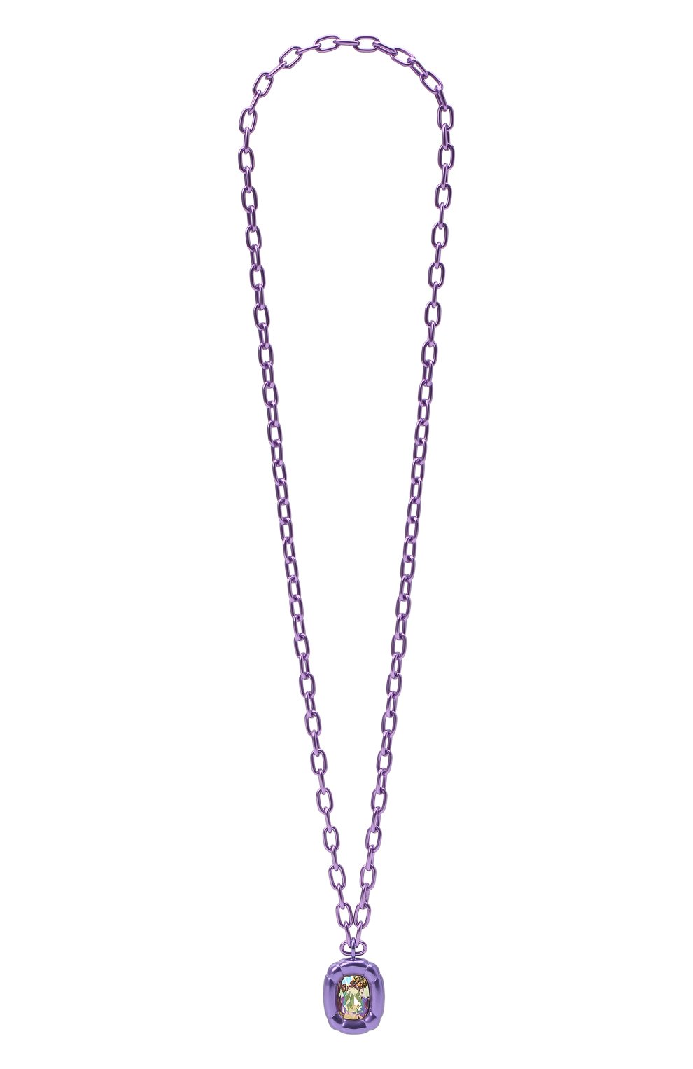 Подвеска на цепочке dulcis SWAROVSKI фиолетового цвета по цене 15500 руб., арт. 5610290, фото 1 Подвеска на цепочке dulcis SWAROVSKI, арт. 5610290, фото 1