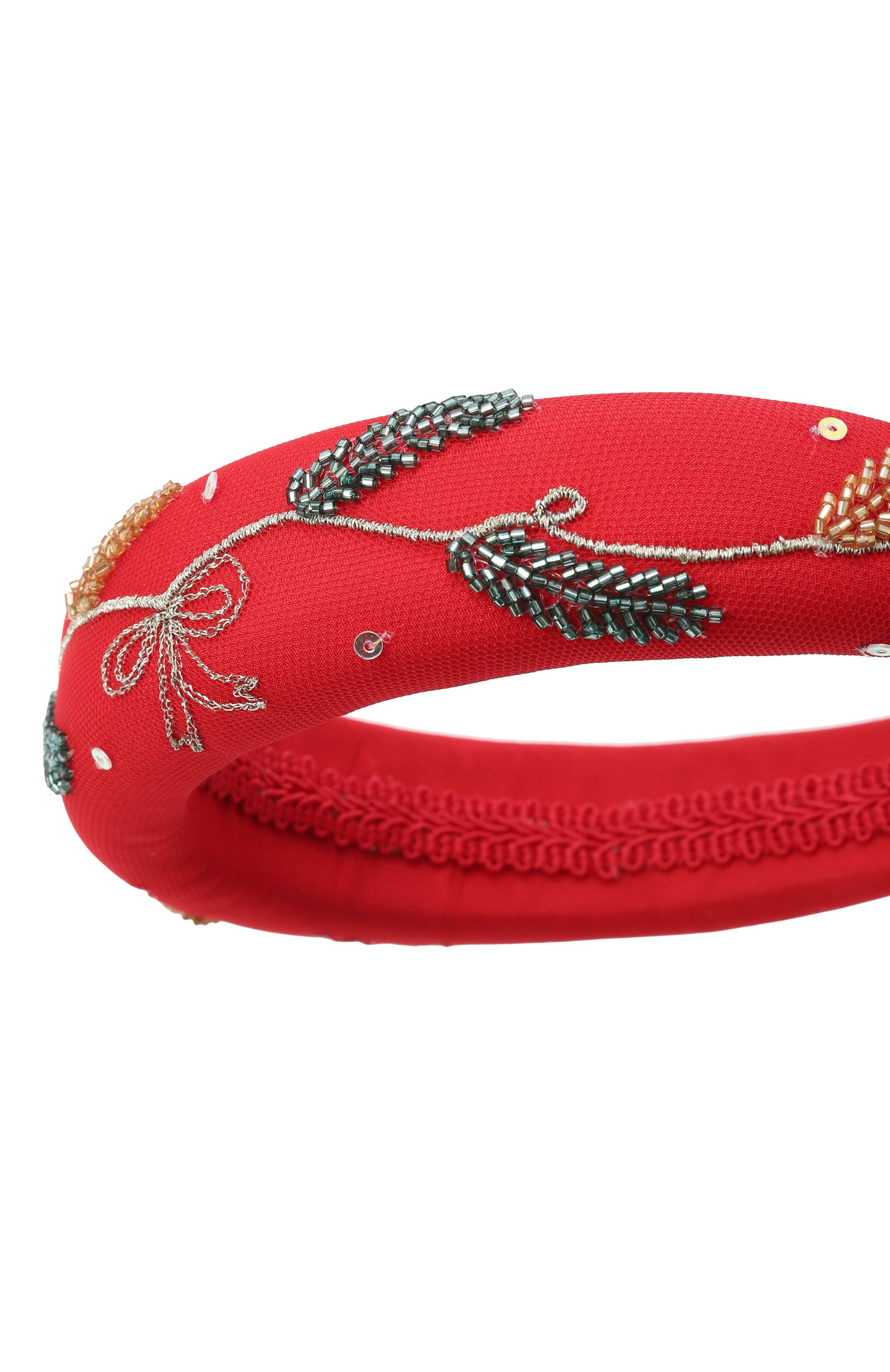 Ободок EIRENE красного цвета по цене 11550 руб., арт. FW25H42, фото 3 Ободок EIRENE, арт. FW25H42, фото 3