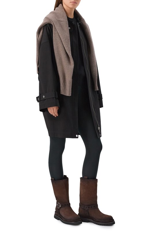 Замшевые сапоги Fabi FD9105/VEL0UR Коричневый  FD9105/VEL0UR Фото 3