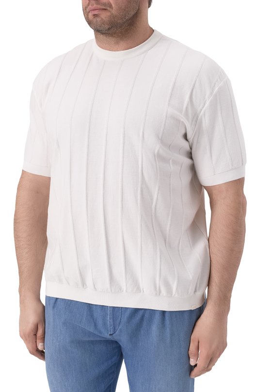 Хлопковый джемпер Paul&Shark 25411508/3XL Белый  25411508/3XL Фото 3