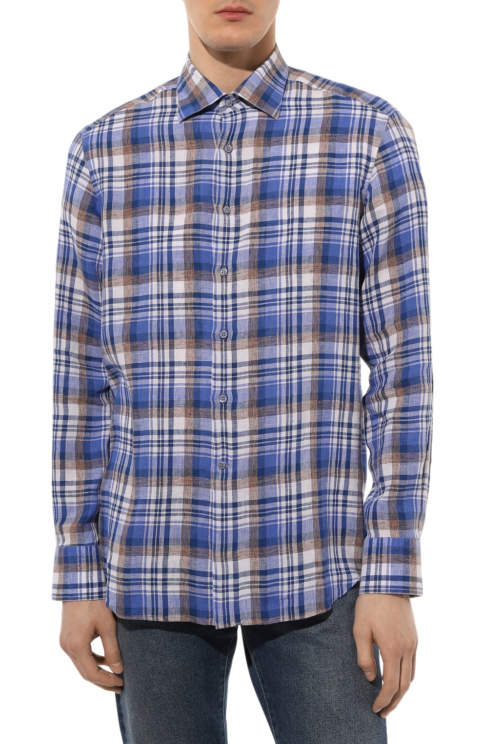 Льняная рубашка STEFANO RICCI, арт. MC003685/LX2515, фото 3