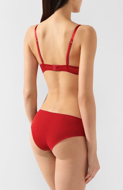 Трусы-шорты CHANTAL THOMASS красного цвета по цене 5450 руб., арт. 0066_0ме, фото 3 Трусы-шорты CHANTAL THOMASS, арт. 0066_0ме, фото 3