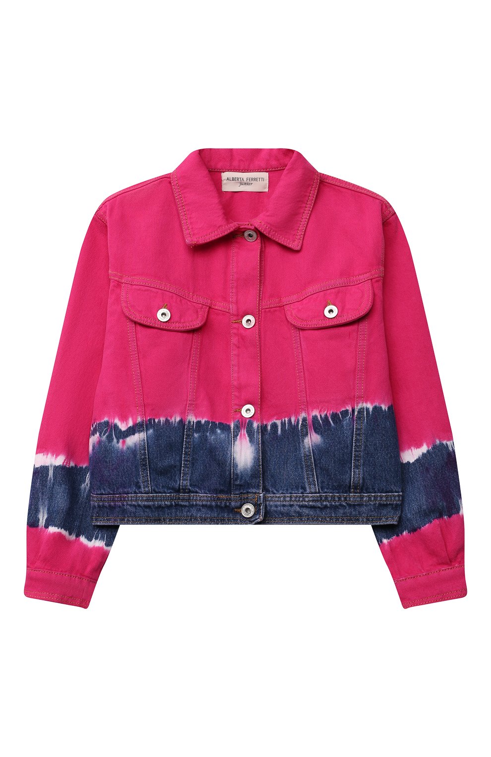 Джинсовая куртка ALBERTA FERRETTI JUNIOR фуксия цвета по цене 29150 руб., арт. 027813, фото 1 Джинсовая куртка ALBERTA FERRETTI JUNIOR, арт. 027813, фото 1