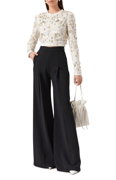 Топ с отделкой пайетками GIAMBATTISTA VALLI, арт. 24FWSVAS1069-E2ASJ, фото 2