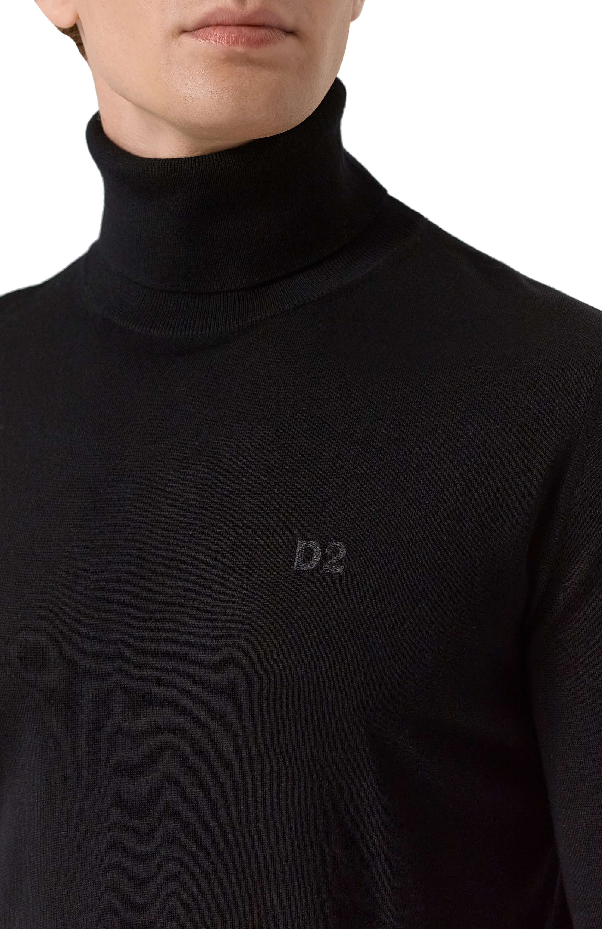 Шерстяная водолазка DSQUARED2, арт. S74HA1440/S18310, фото 5