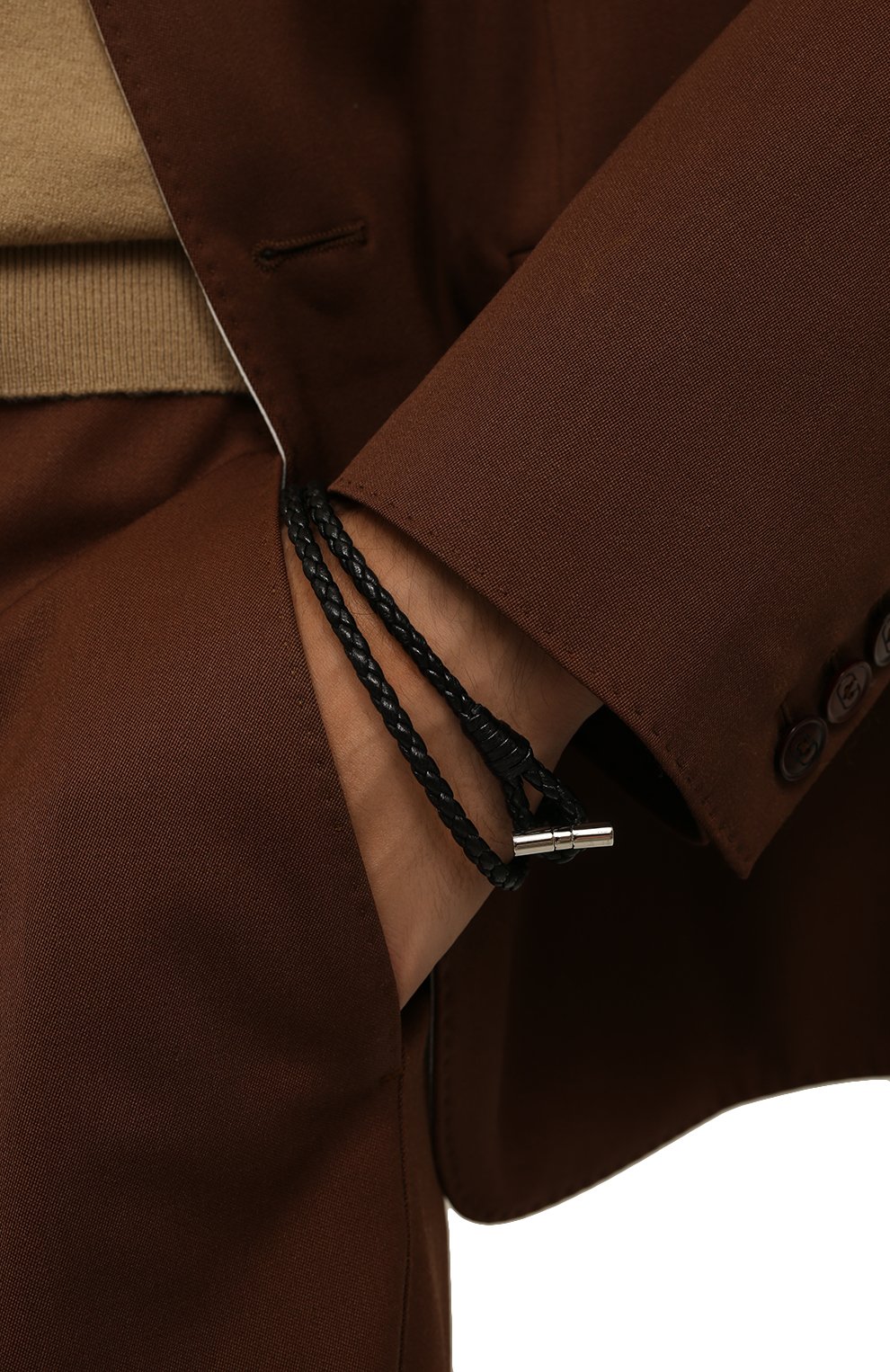 Кожаный браслет TOM FORD, арт. JM0005T-SC0BR, фото 2