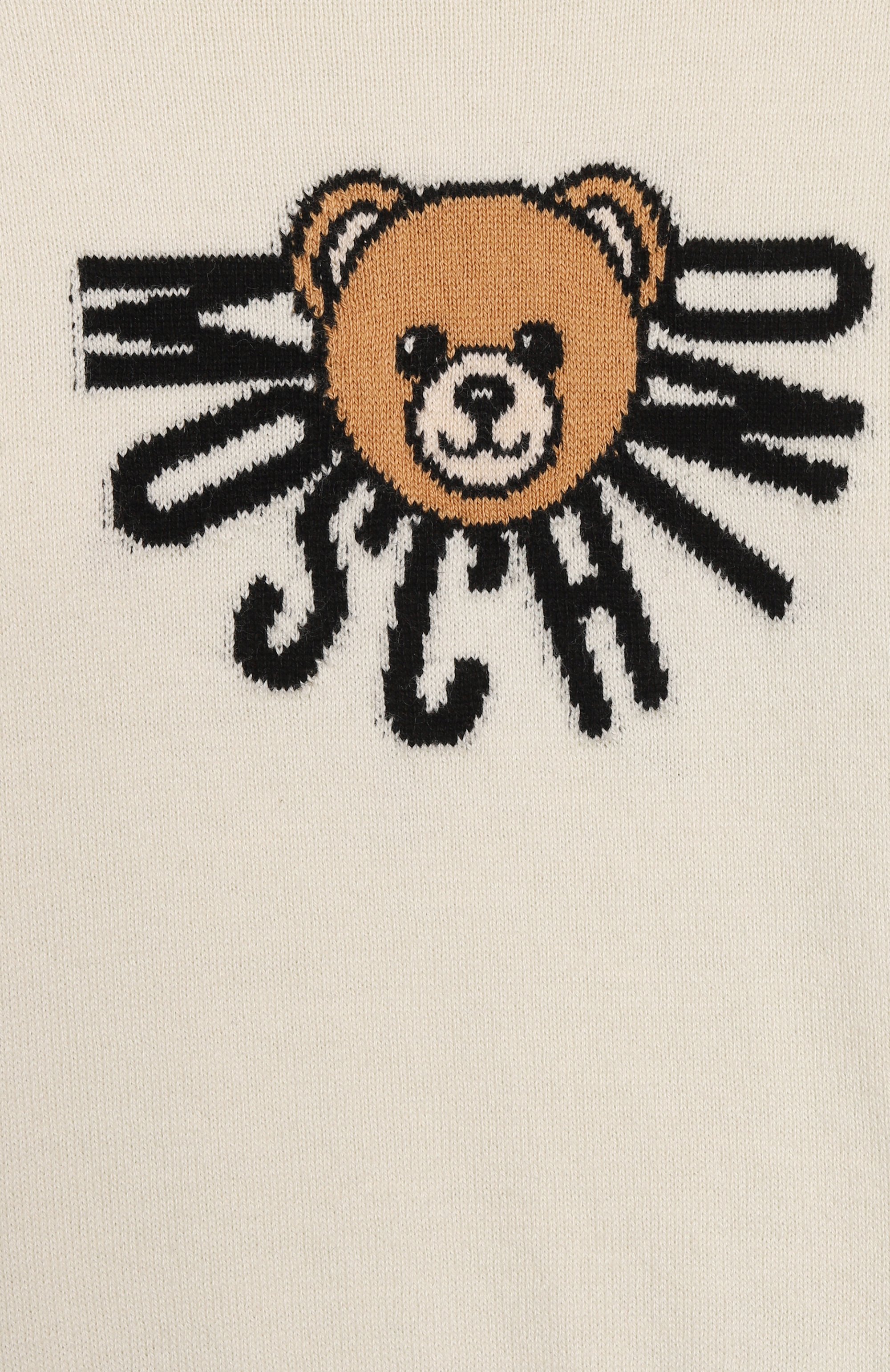 Пуловер из хлопка и шерсти MOSCHINO, арт. M7W00J/LHE43, фото 3