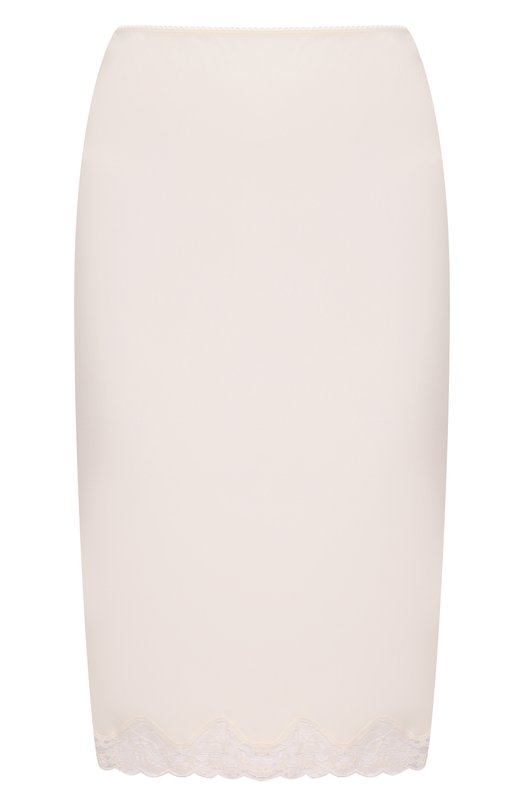 Шелковая юбка 12 STOREEZ 137519 Кремовый 137519