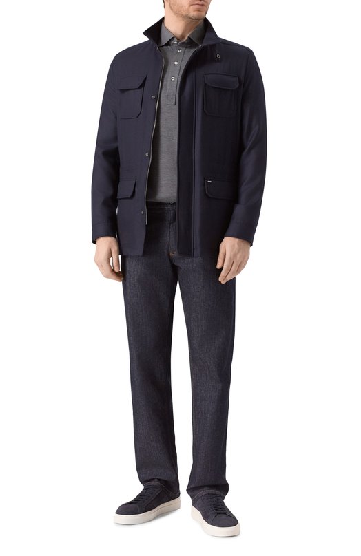 Кашемировая куртка Stefano Ricci MDJ6100040/5607 Синий  MDJ6100040/5607 Фото 2