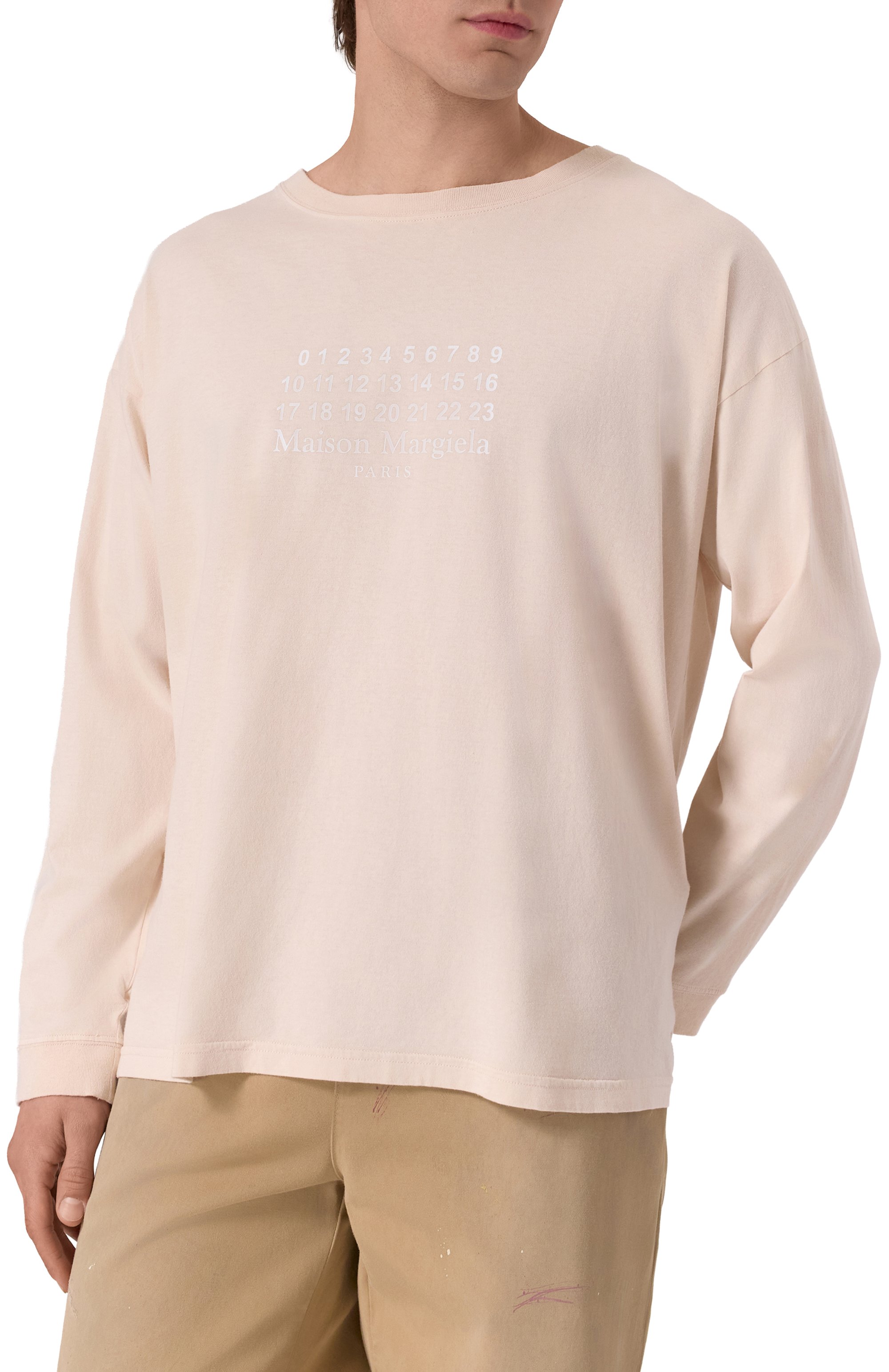 Хлопковый лонгслив MAISON MARGIELA, арт. S50GC0715/S24575, фото 3