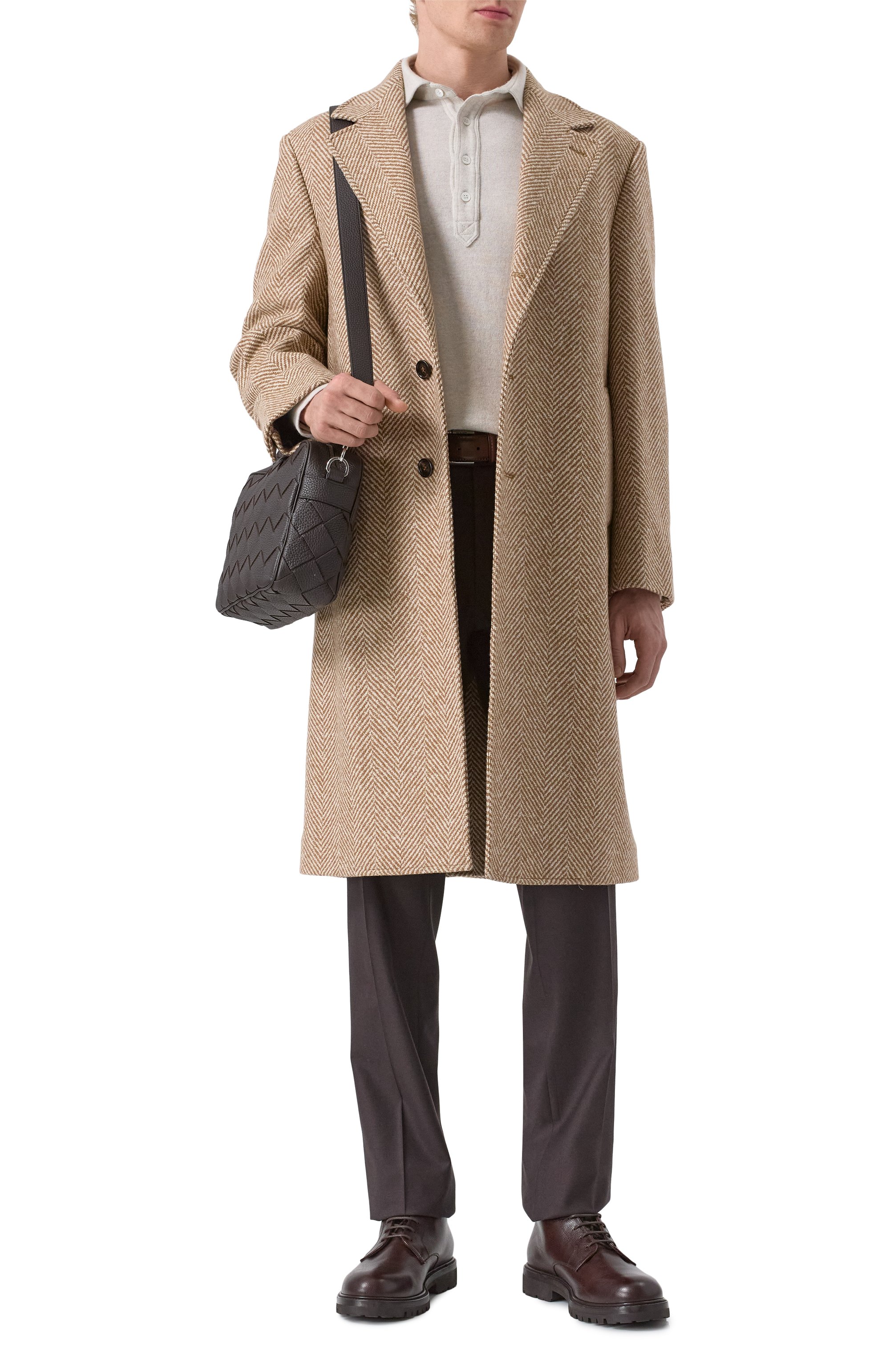 Пальто из кашемира и шелка BRUNELLO CUCINELLI, арт. MY4929136, фото 2