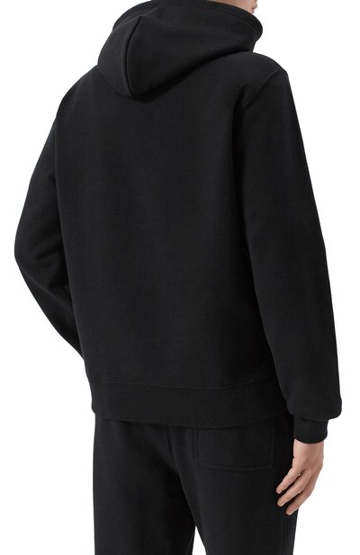 Хлопковое худи BURBERRY черного цвета по цене 96250 руб., арт. 8119021, фото 4 Хлопковое худи BURBERRY, арт. 8119021, фото 4