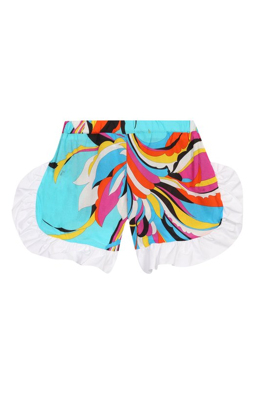 Хлопковые шорты Emilio Pucci Зелёный, фото 2