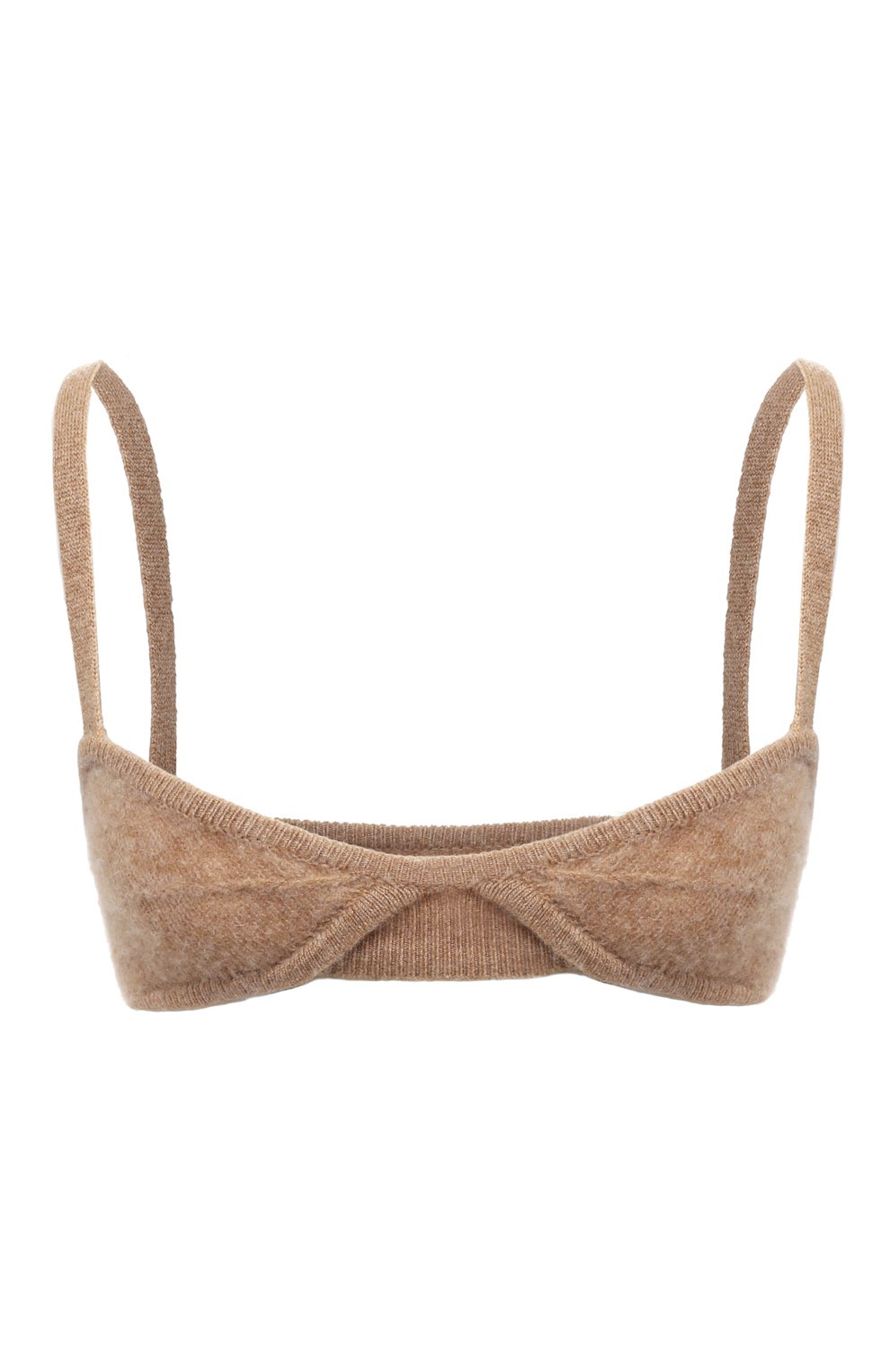 Кашемировый топ KHAITE бежевого цвета по цене 64150 руб., арт. 8252605/EDA, фото 1 Кашемировый топ KHAITE, арт. 8252605/EDA, фото 1