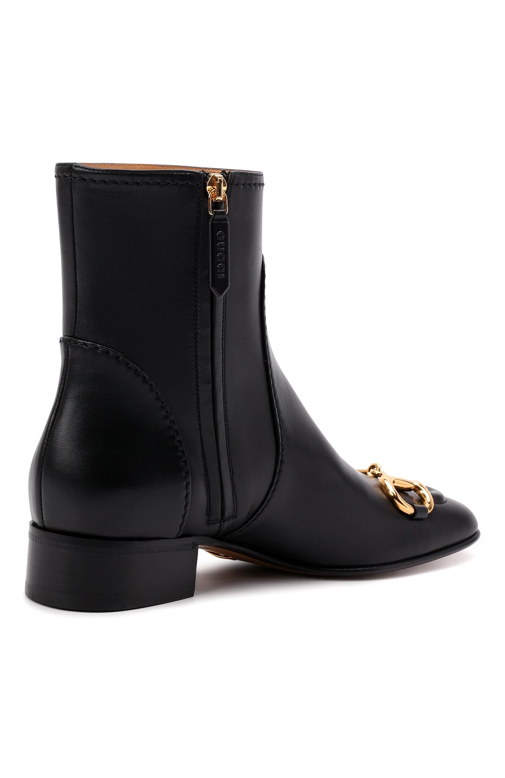 Кожаные ботильоны baby GUCCI, арт. 673666/BK000, фото 5